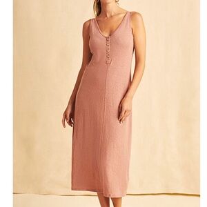 Faherty Cliffside Women’s Reversible Cotton/Linen Dress Small